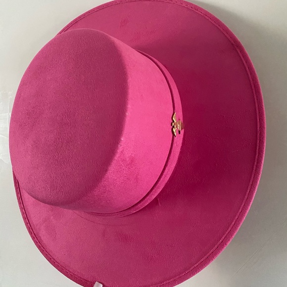 Melissa Cordobés Suede Wide Brim Hat main image 3